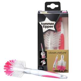 Tommee Tippee Szczotka do butelek i smoczków - kolor różowy - w sklepie bebito.pl