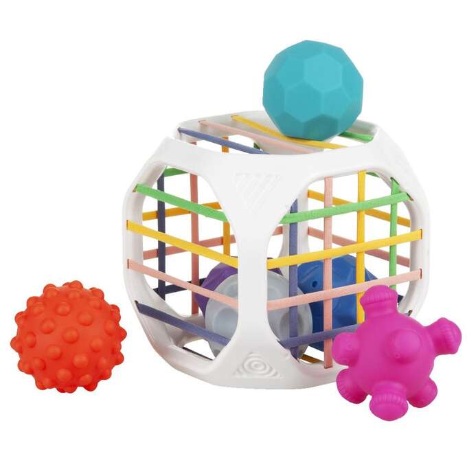 BABYONO Zabawka sensoryczna sorter kształtów CUBE BOX