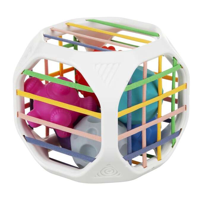 BABYONO Zabawka sensoryczna sorter kształtów CUBE BOX