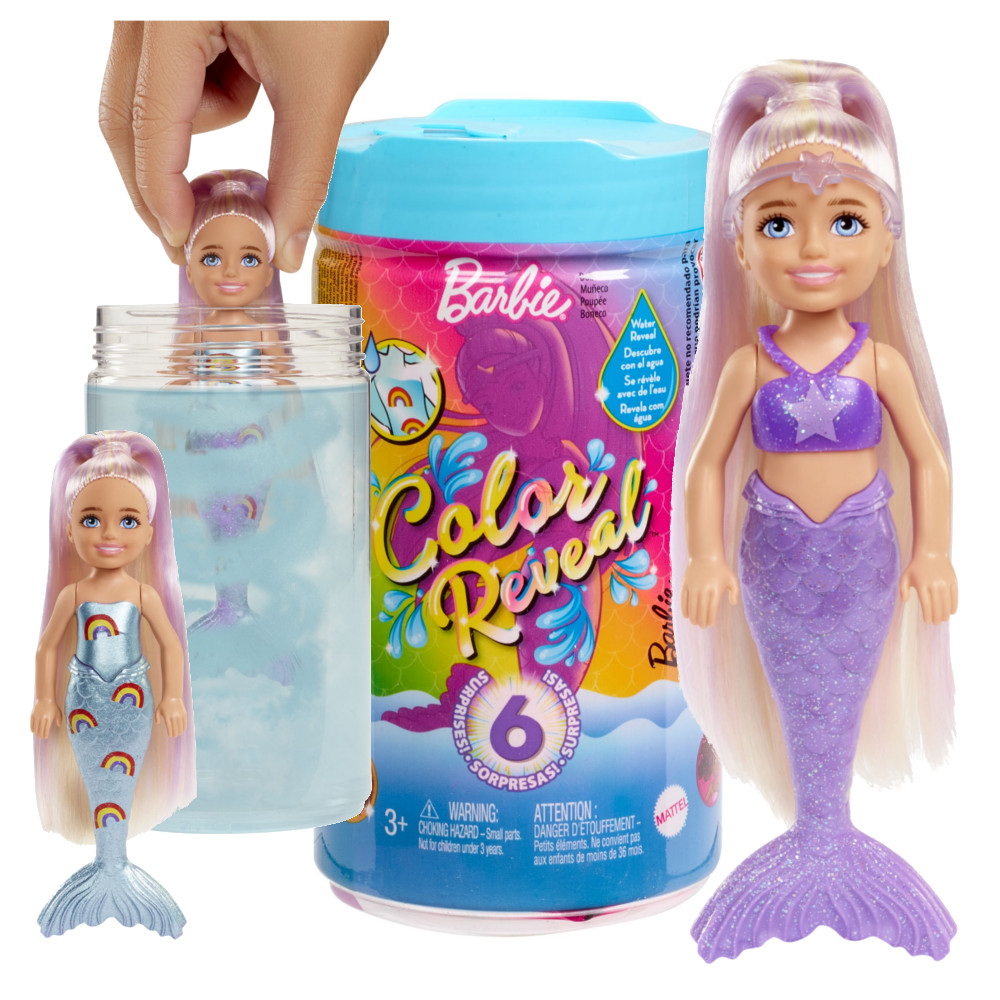 Mermaid Series Barbie Color Reveal Chelsea Mermaid Chelsea La