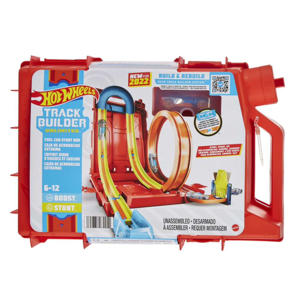 HOT WHEELS Tor samochodowy kanister kaskaderski most